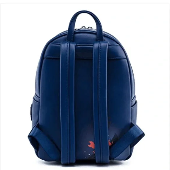 Disney Loungefly The Little Mermaid Gondola Scene Backpack NWT - Picture 3 of 5